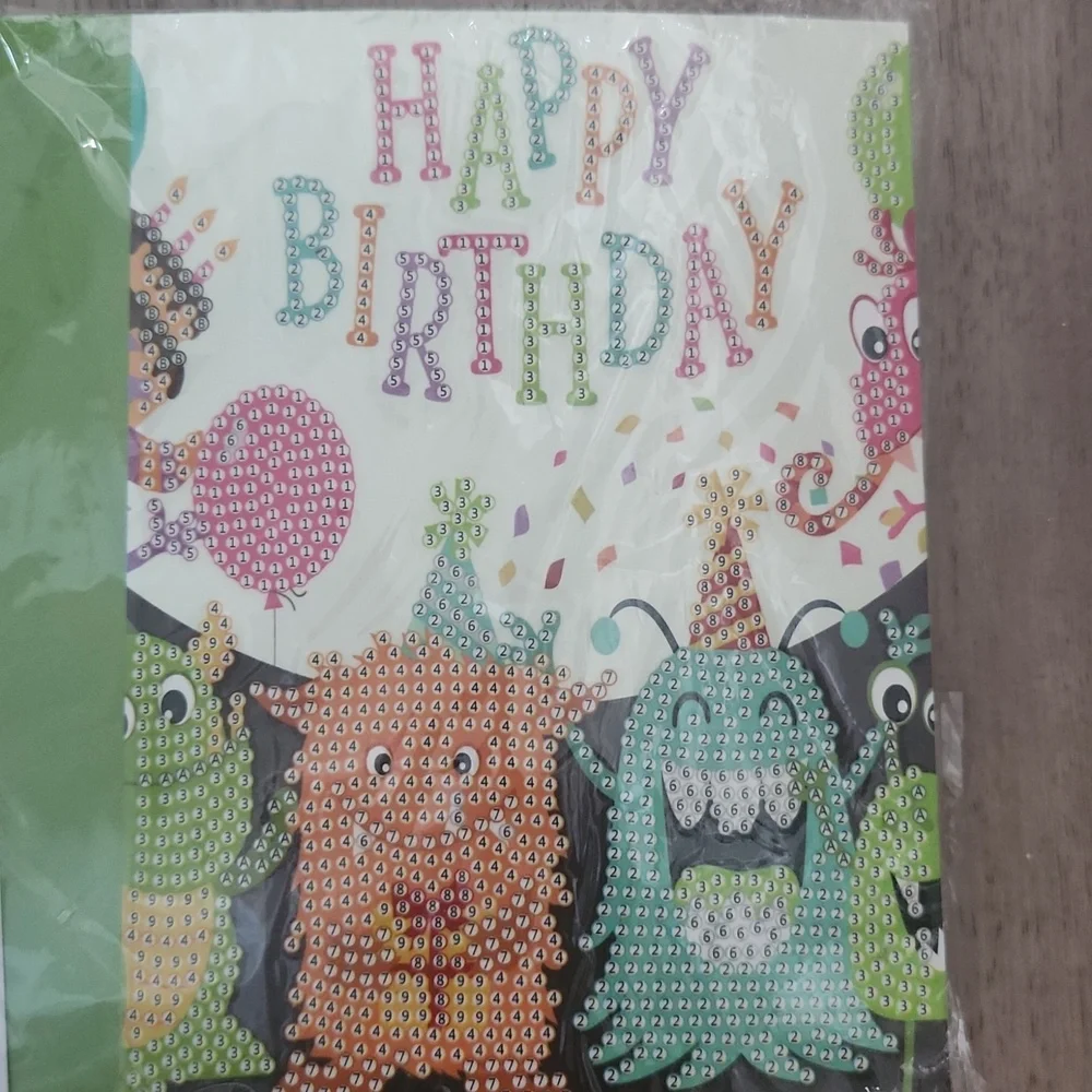 DIY Diamond Painting Birthday Cards Set Of 6